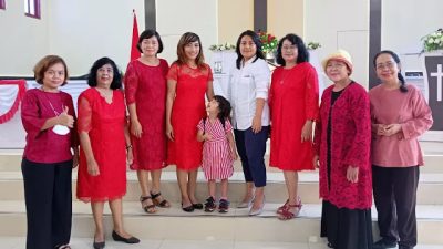Dekorasi ibadah tgl 17 Agustus GKJW Ponorogo